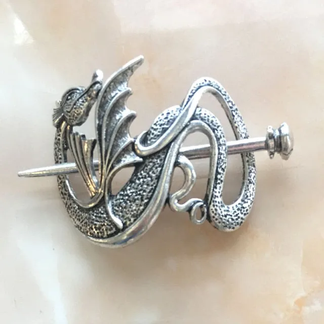 Viking Dragon Hairpin