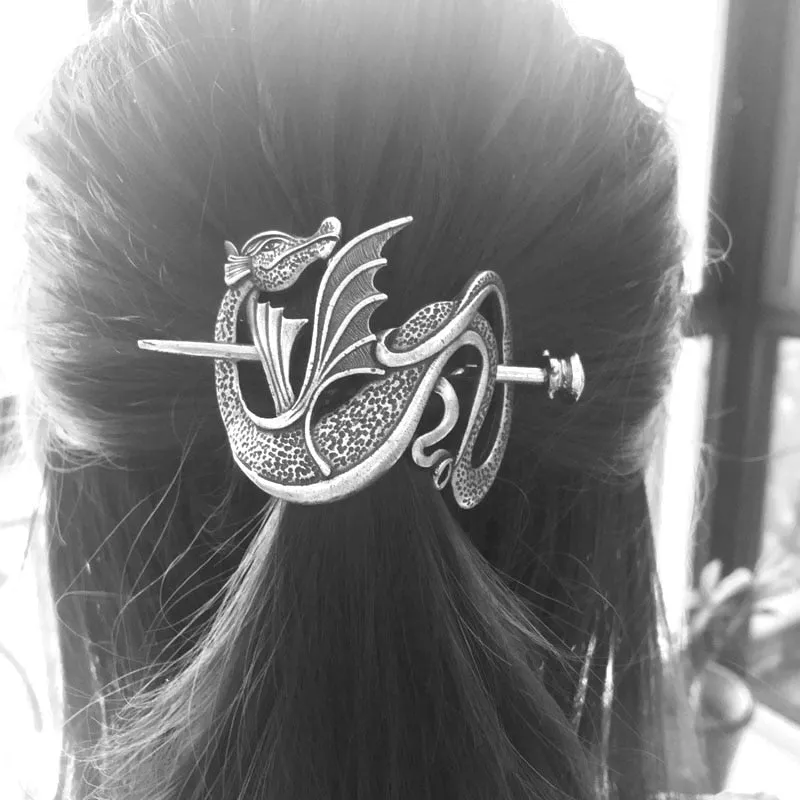 Viking Dragon Hairpin