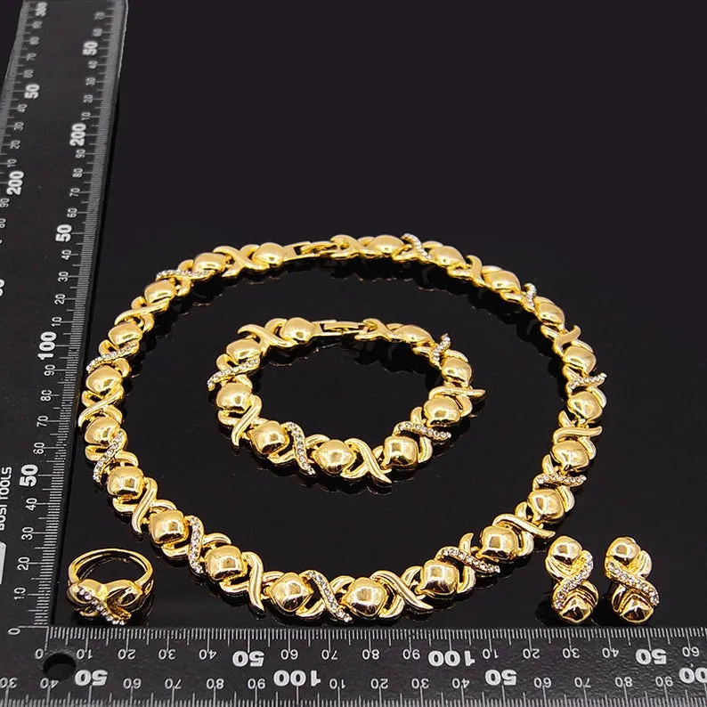 XO Gold Jewelry Set