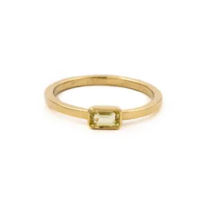 Yellow Sapphire Gold Ring