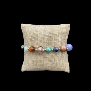 You Are The Sun Solar System And Gemstones Bracelet