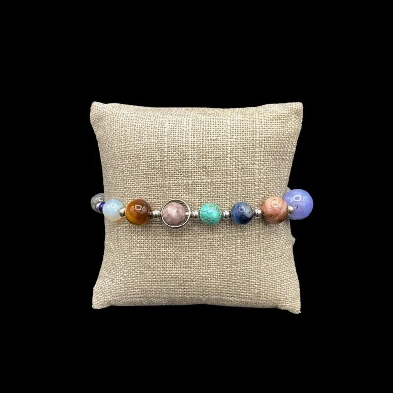 You Are The Sun Solar System And Gemstones Bracelet